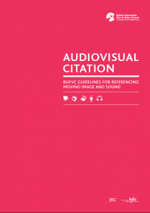 Audiovisual citation cover