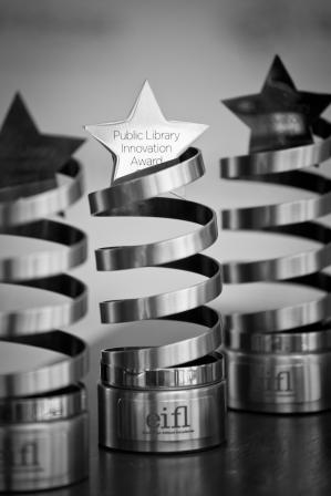 eifl-plip innovation award trophies 2